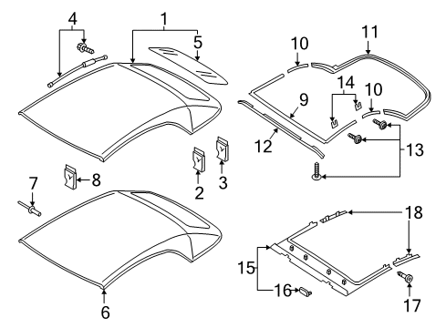 8W7-871-035-C-2Y5 Audi COVER TOP