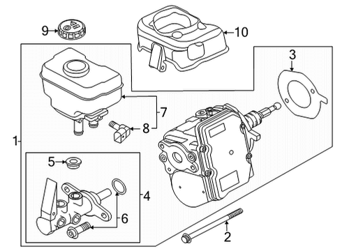 Audi 80A-614-105-D BRAKE SERV Audi 80A-614-105-D BRAKE SERV