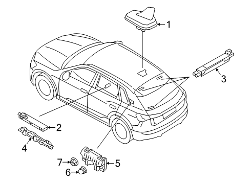 Audi 83A-035-084-E Ctrl Unit 83A-035-084-E Audi Ctrl Unit