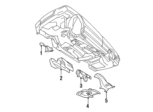 Audi 8G0-804-163 Heat Shield Audi 8G0-804-163 Heat Shield