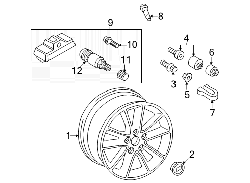 Audi WHT-010-178 NUT Audi WHT-010-178 NUT