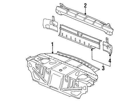 Audi 4A5-813-111-A Package Tray Audi 4A5-813-111-A Package Tray