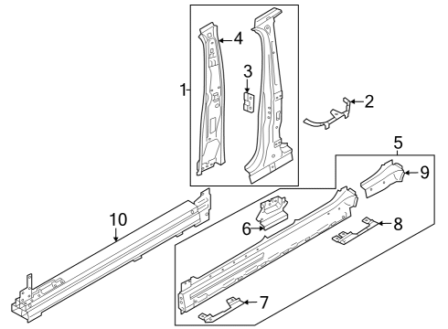 Audi 11A-810-327-B Reinforcement Audi 11A-810-327-B Reinforcement