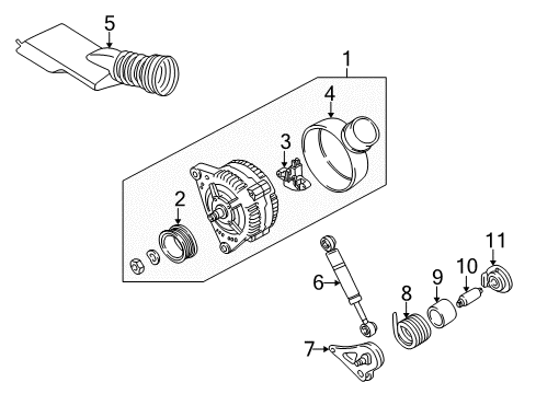 4D0-903-143 Audi Intake Hose Bracket