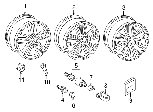 Audi 4K0-601-025-CA Wheel Audi 4K0-601-025-CA Wheel