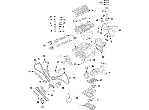 06M-198-421 Audi Main Bearings
