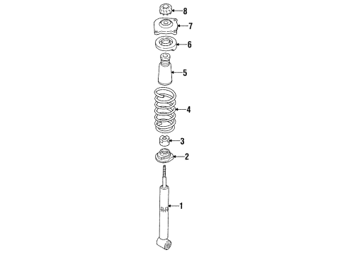 Audi 4A5-511-115-Q Spring Audi 4A5-511-115-Q Spring
