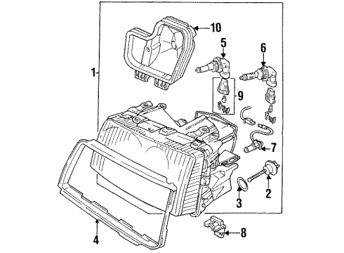 Audi 4A0-941-192-A Trim Audi 4A0-941-192-A Trim