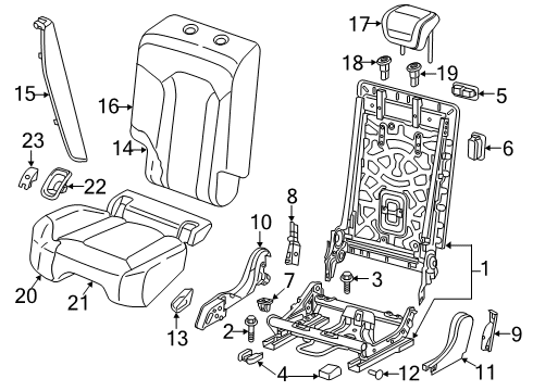 Audi 4M8-885-376-B Padding Audi 4M8-885-376-B Padding