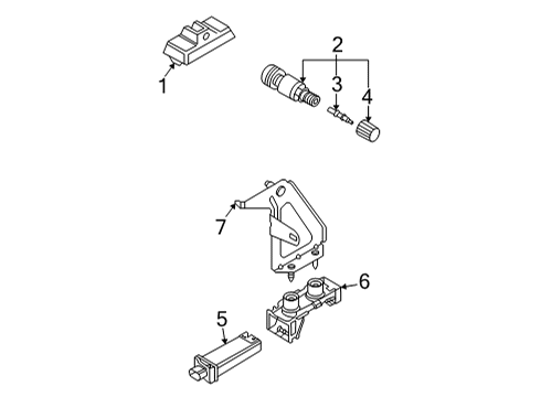 Audi N-102-723-05 Mount Bracket Retainer N-102-723-05 Audi Mount Bracket Retainer