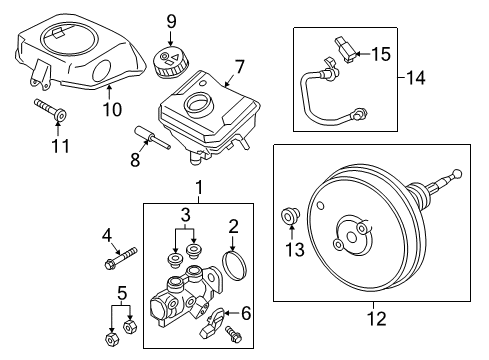 Audi 8W1-614-705-AR Brake Line 8W1-614-705-AR Audi Brake Line