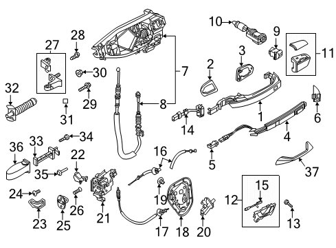 4K8-971-029-BJ Audi Wire Harness