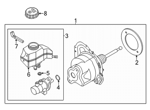 5WB-614-105-BB Audi BRAKE SERV