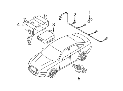 Audi 4F0-910-441-D Control Module Audi 4F0-910-441-D Control Module