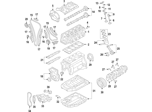 Audi 06J-198-401-H Connecting Rod 06J-198-401-H Audi Connecting Rod