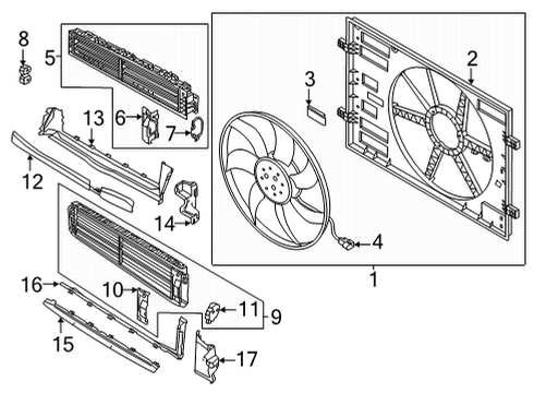 8Y0-121-287-J Audi AIR DUCT