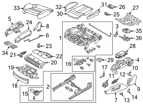 Audi 4N0-963-557-E Seat Back Heater Audi 4N0-963-557-E Seat Back Heater