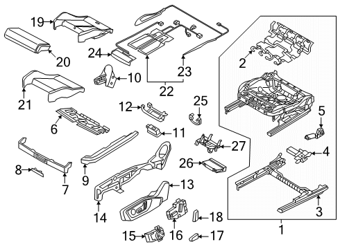 Audi 4N0-963-553-C Passenger Discriminating Sensor Audi 4N0-963-553-C Passenger Discriminating Sensor