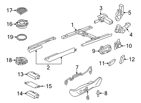 8R0-959-760-D Audi Control Module