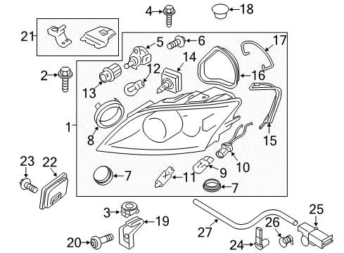 8J0-941-030-AR Audi Headlamp