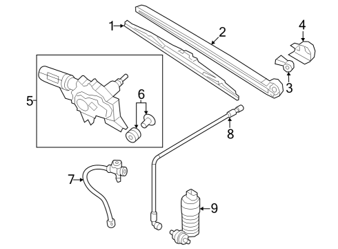 Audi 89A-955-961-B TUBE 89A-955-961-B Audi TUBE