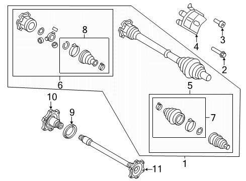 80A-498-203-B Audi Boot