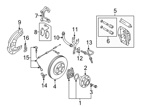 4F0-614-517-M Audi Hydraulic Unit