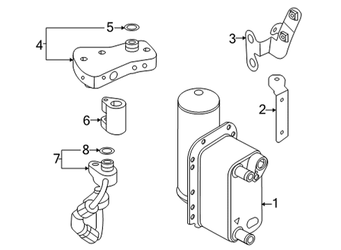 Audi 4K0-816-704-T Discharge Hose 4K0-816-704-T Audi Discharge Hose