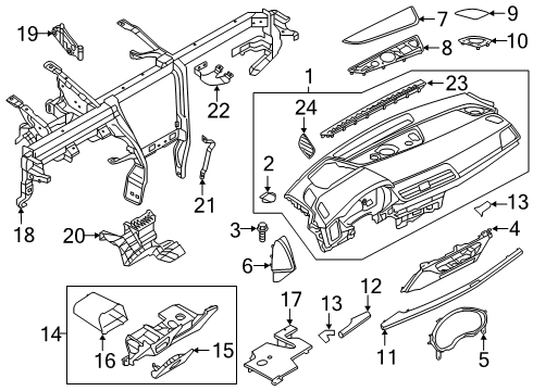 80B-853-190-CA-QP8 Audi Trim