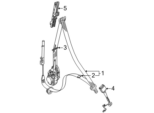 2025 Audi SQ6 e-tron Front Seat Belts