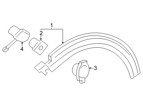 2025 Audi Q7 Exterior Trim - Quarter Panel