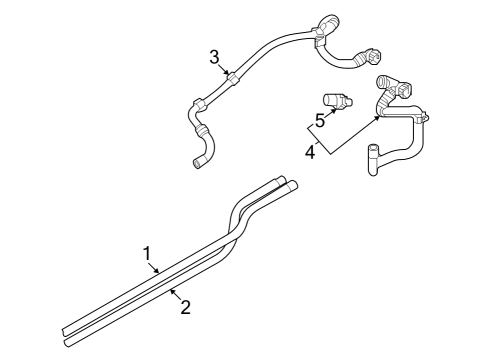 2022 Audi Q4 e-tron Hoses, Lines & Pipes Diagram 3