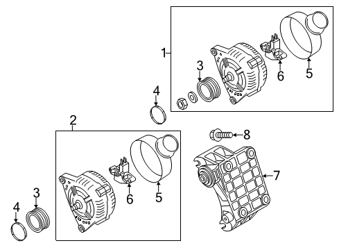 2015 Audi A7 Quattro Alternator