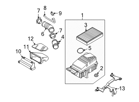 2009 Audi A3 Quattro Air Intake Diagram