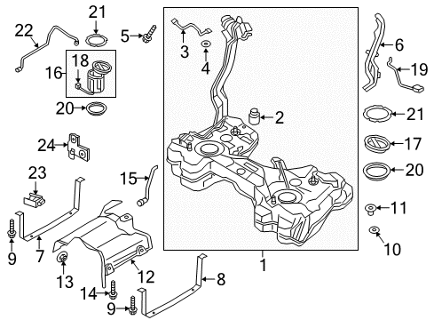 2021 Audi TT RS Quattro Fuel Supply
