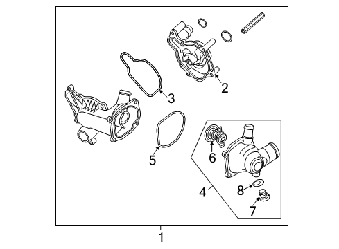 2005 Audi S4 Water Pump Diagram
