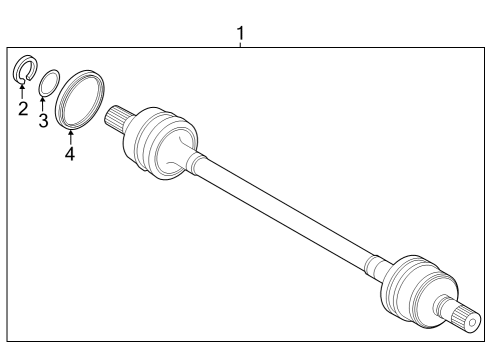 2025 Audi RS3 Drive Axles - Rear