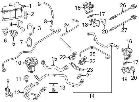 2011 Audi A8 Quattro Powertrain Control Diagram