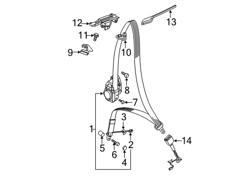 2020 Audi A5 Quattro Front Seat Belts Diagram
