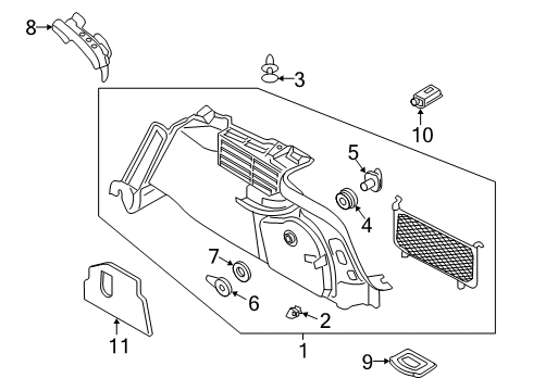 2025 Audi A4 Quattro Interior Trim - Rear Body