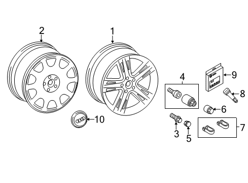 2013 Audi allroad Wheels Diagram