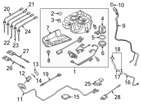 2014 Audi Q5 Emission Components Diagram