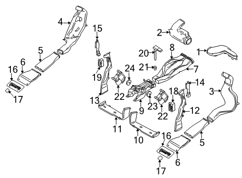 2005 Audi A8 Quattro Ducts Diagram