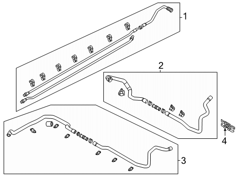 2025 Audi SQ6 e-tron WATER HOSE Diagram for 85E-122-157-C
