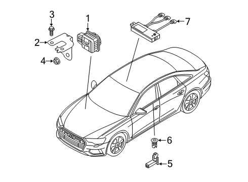 2020 Audi A6 Quattro Alarm System