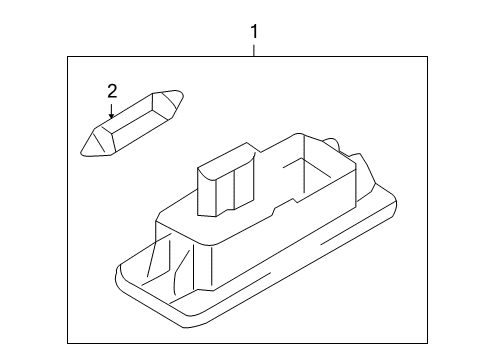2009 Audi A4 Bulbs Diagram