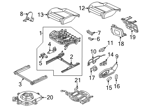 2025 Audi Q7 Control Unit Diagram for 4M0-959-339-03E