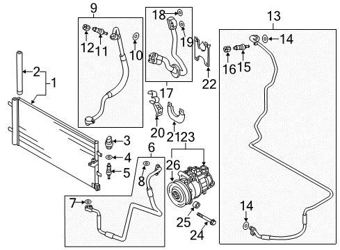 2018 Audi A7 Quattro A/C Compressor Diagram