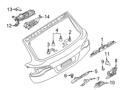 2012 Audi Q7 Lift Gate Diagram