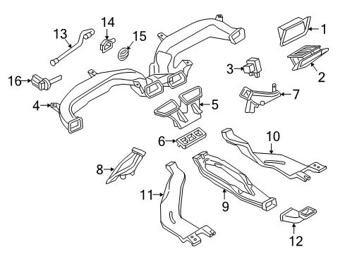 2015 Audi Q3 Ducts Diagram